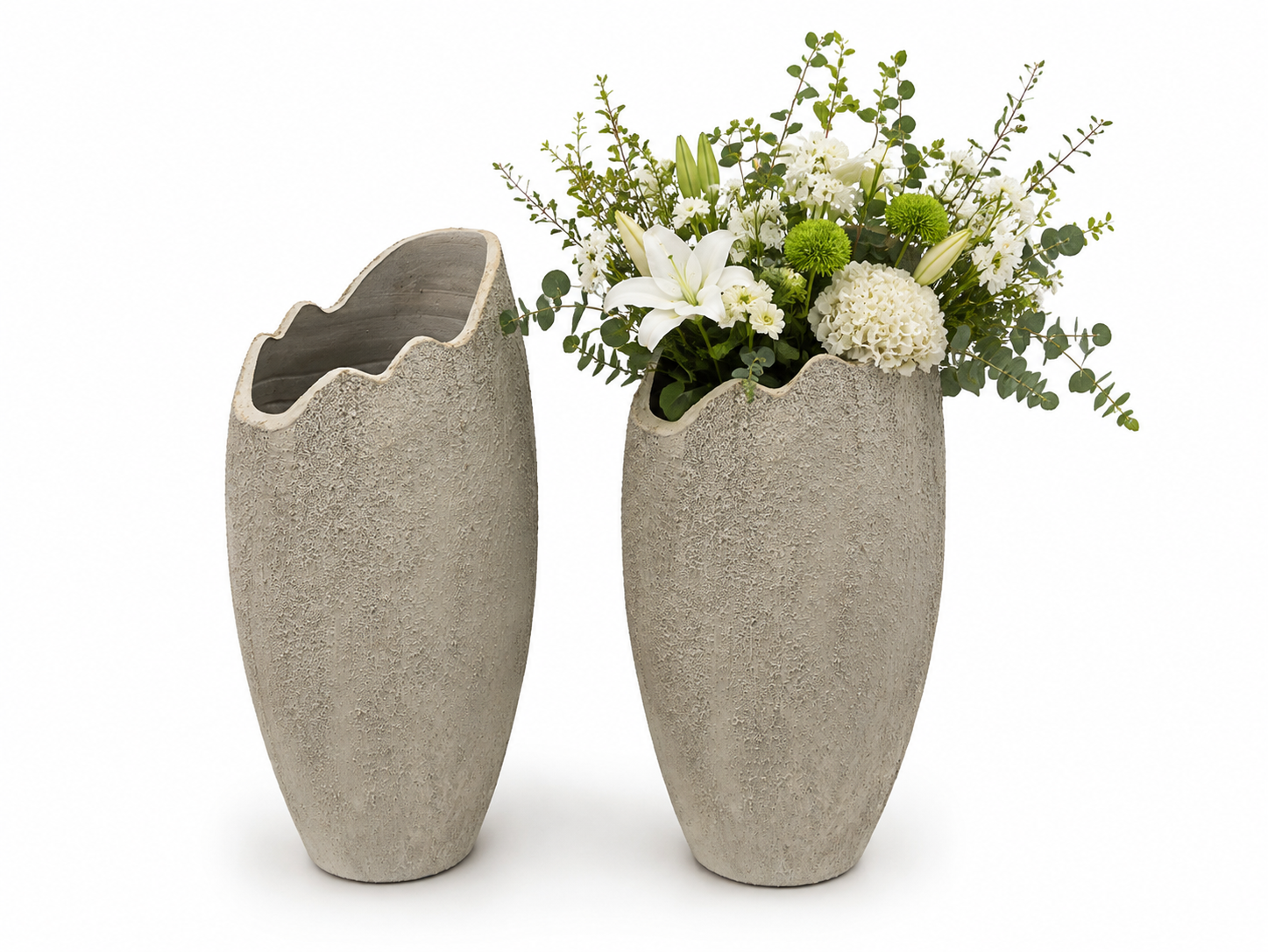 گلدان سفالی آبشاری پتینه مدرن